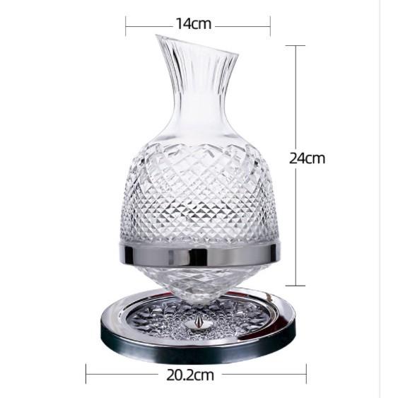 BÌNH THỞ VANG XOAY TRÒN PATRICK SPIN DECANTER
