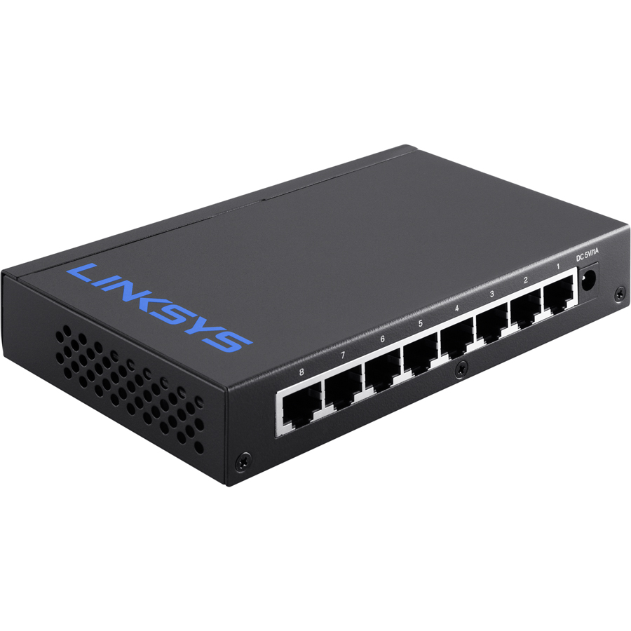 Switch LINKSYS LGS108-AP UNMANAGED 8-PORT BUSINESS GIGABIT - Hàng Chính Hãng