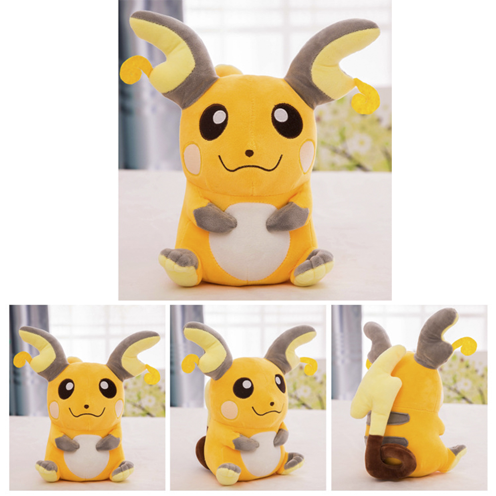 Gấu Bông Pokemon Chuột Điện Raichu Bé Trai Đuôi Sấm Sét 30cm