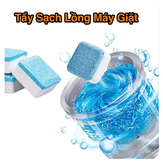 Hộp 12 Viên Tẩy Vệ Sinh Máy Giặt C044- K3 Vô Cùng Tiện Lợi