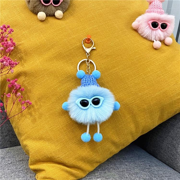 Móc khóa Gấu Bông mềm cao cấp đẹp cute hình thú dễ thương phụ kiện túi xách MK8 - Rockcow