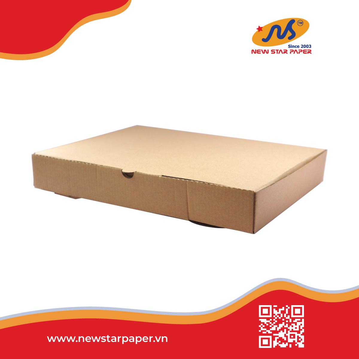 30x20x5cm  - Combo 10 hộp giấy carton nắp gài