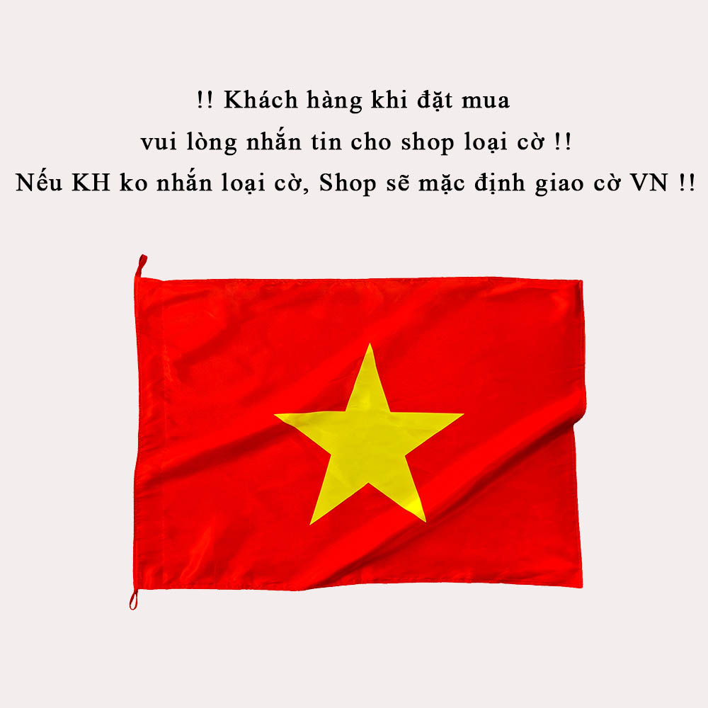 Cờ 70x100cm phi bóng