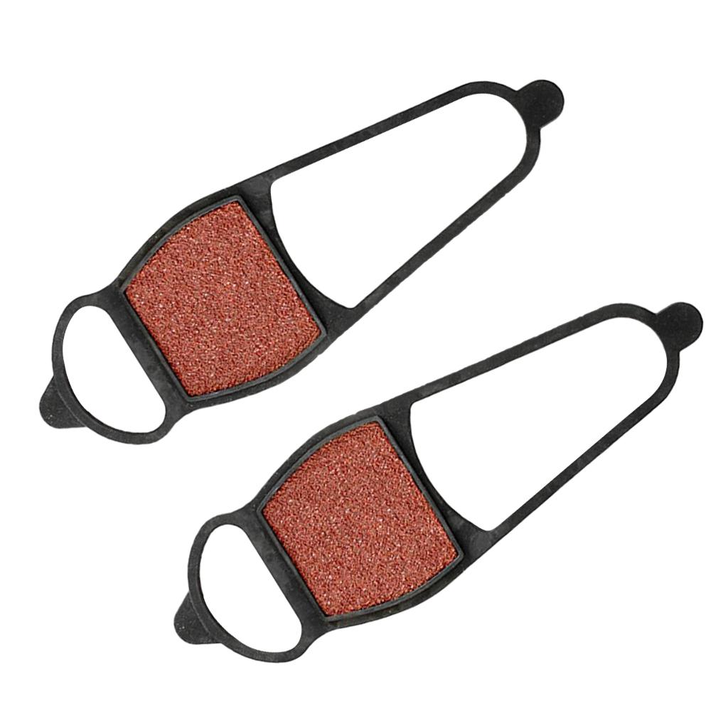 2 Pcs Ice Snow Non-Slip Spikes Shoes Boots Grippers Crampon Walk Cleats