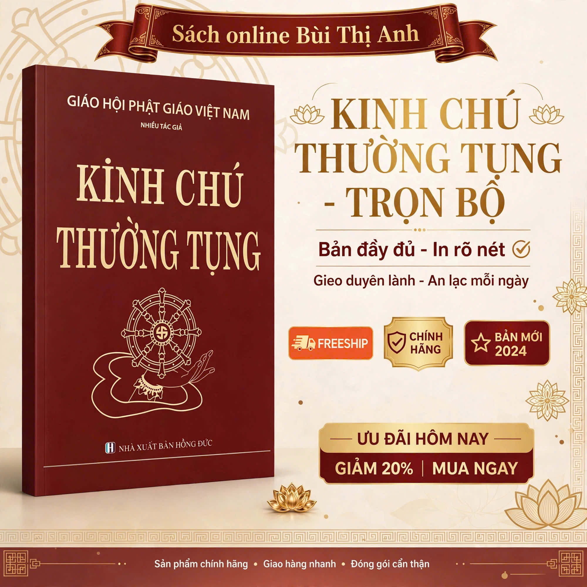 Sách Kinh Chú Thường Tụng