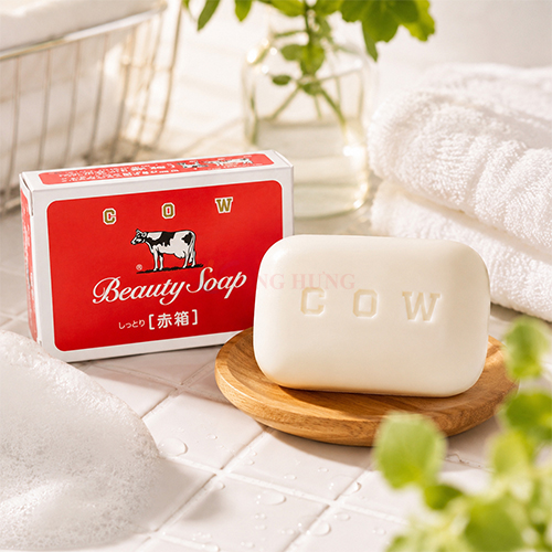 Xà phòng đa năng Cow Beauty Soap (90g) - Hàng chính hãng