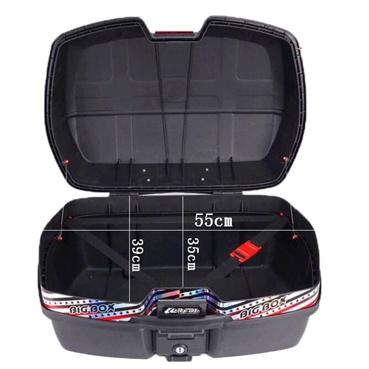 Thùng Đựng Đồ Gắn Đuôi Xe Máy ZHC- 47L - HOT