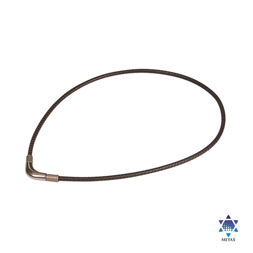 Vòng cổ Phiten Rakuwa metax chopper TG807051/TG807053/TG807151 - Nâu