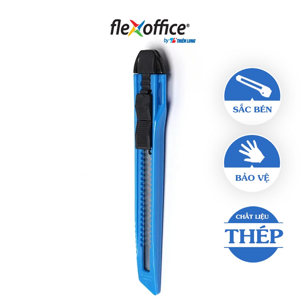 Dao rọc giấy Thiên Long Flexoffice FO-KN01