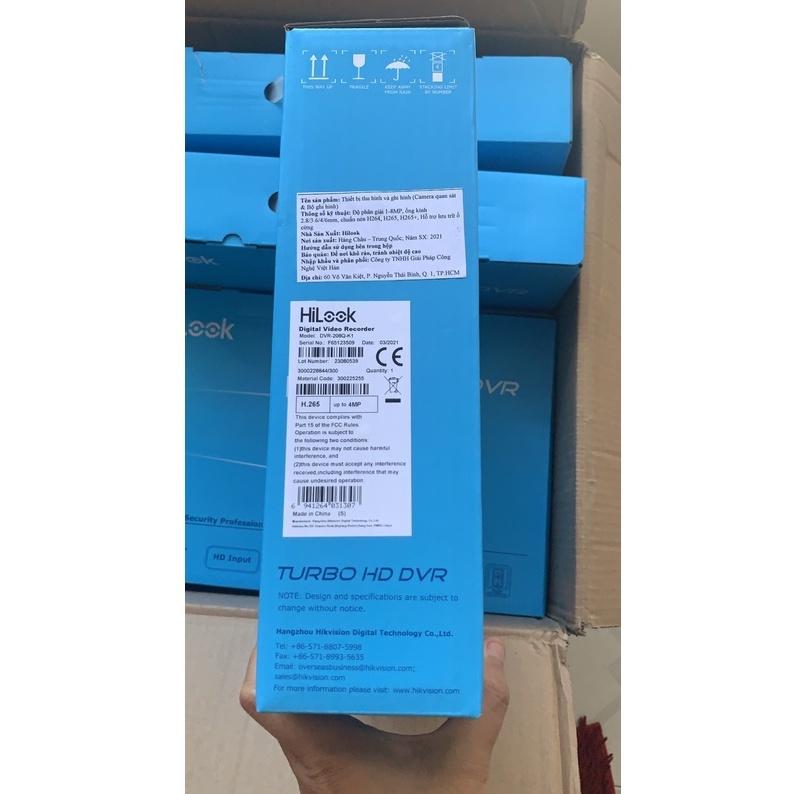 Đầu ghi hình TVI-IP 8 kênh HILOOK DVR-208Q-K1 - Hàng chính hãng