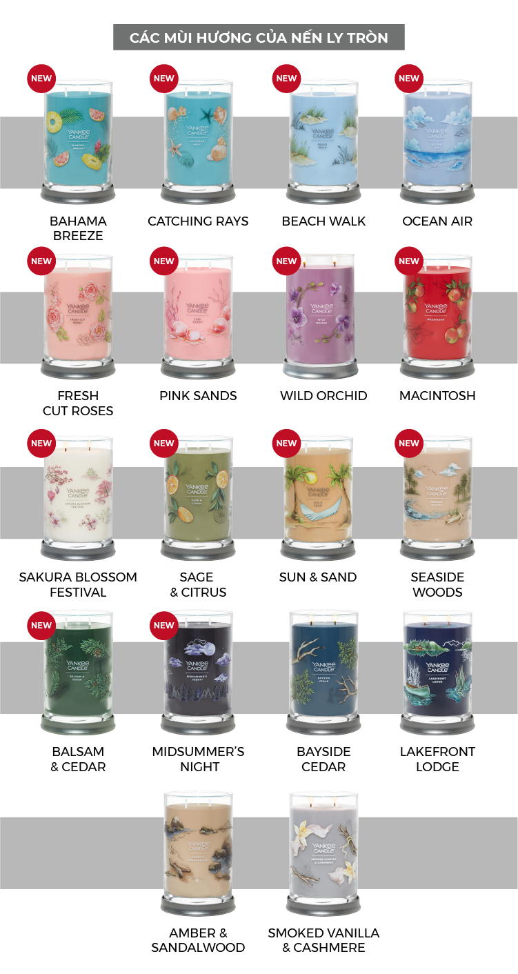 Nến ly tròn sáp đậu nành Yankee Candle size L (567g) - Macintosh