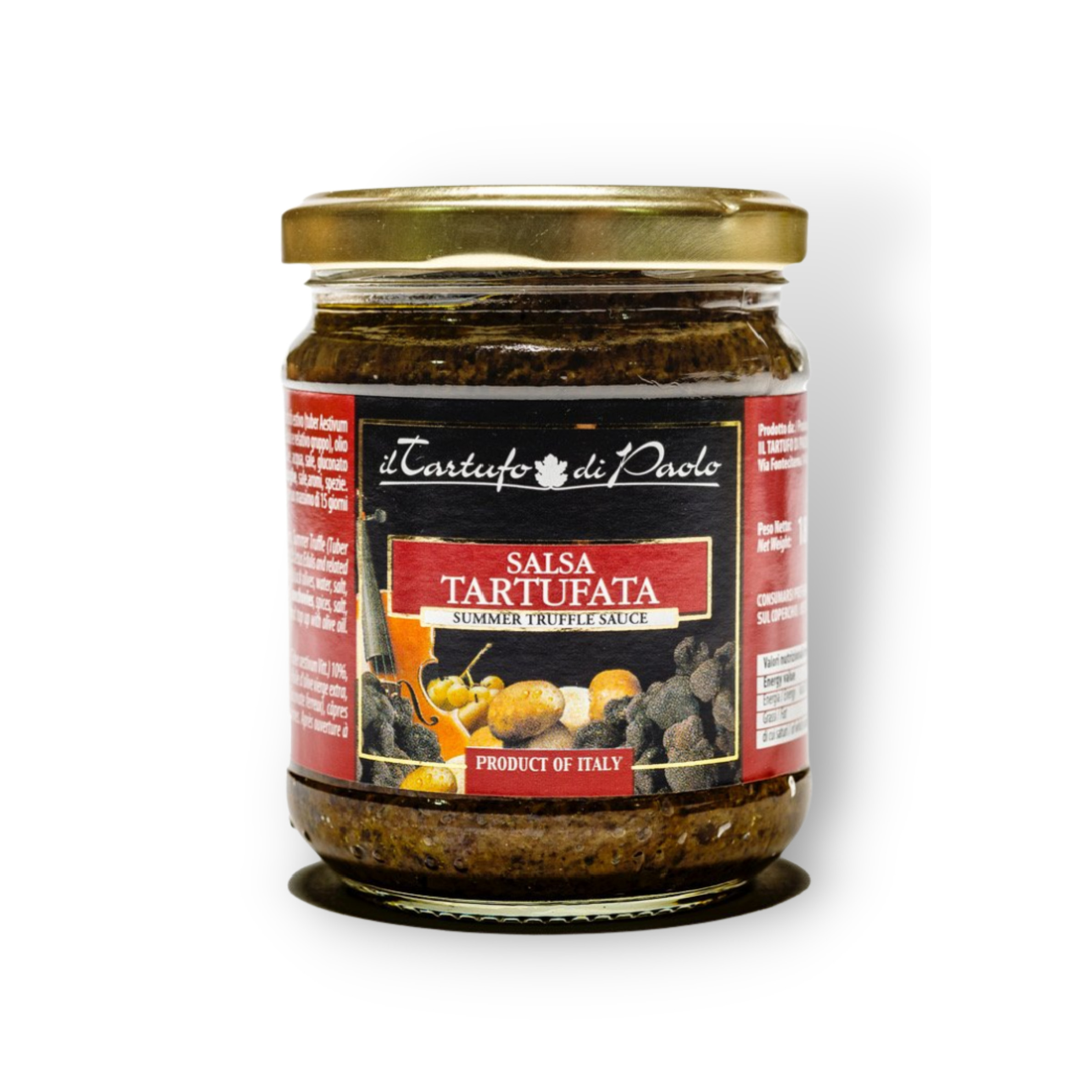 Sốt Nấm Truffle Đen - Black Truffle Salsa Tartufata - Truffle Paste 180 Gr Nhập Khẩu Italia