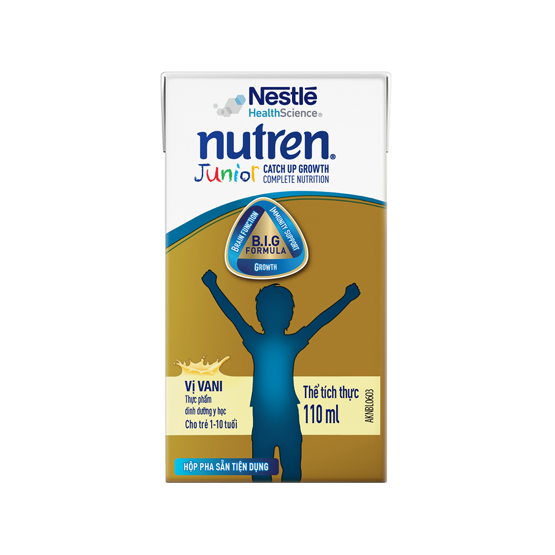 [Tặng tập tô màu] Combo 16 hộp pha sẵn Nutren Junior Nestle Bé từ 1-10 tuổi 110ml/hộp Giúp tăng trưởng 3 chuẩn: Thế chất, Đề kháng, Tư duy