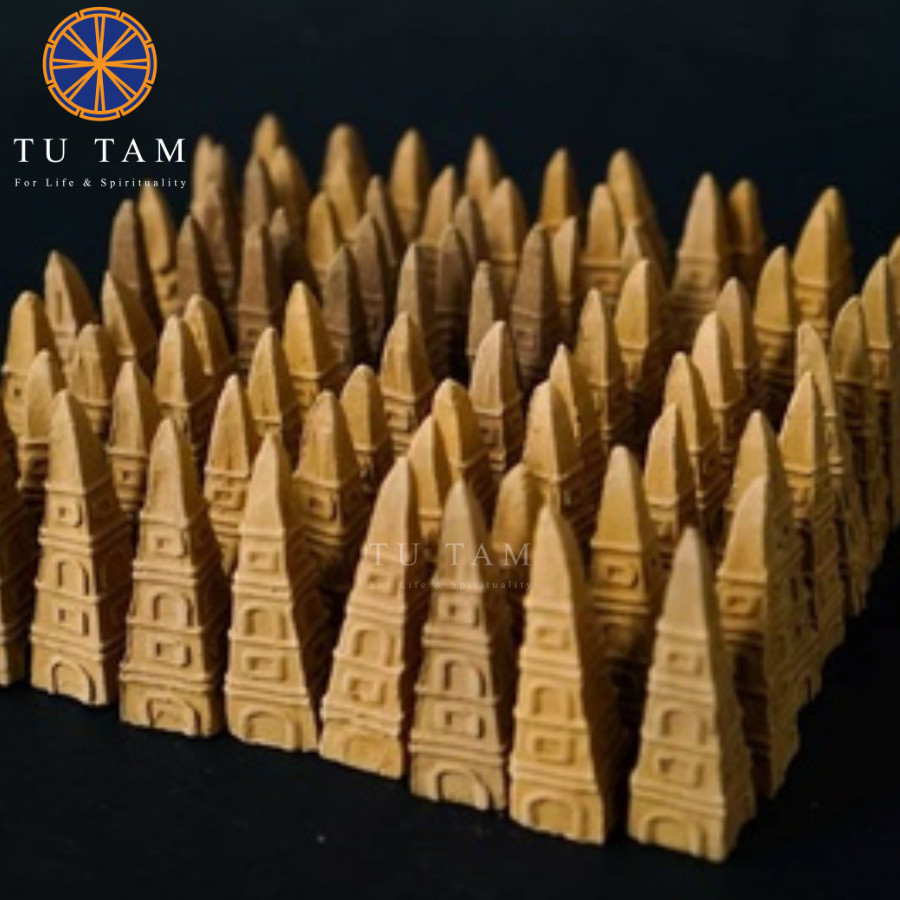 Trầm nụ tháp Từ Tâm mùi hương ngọt dịu- Hộp cam 500g