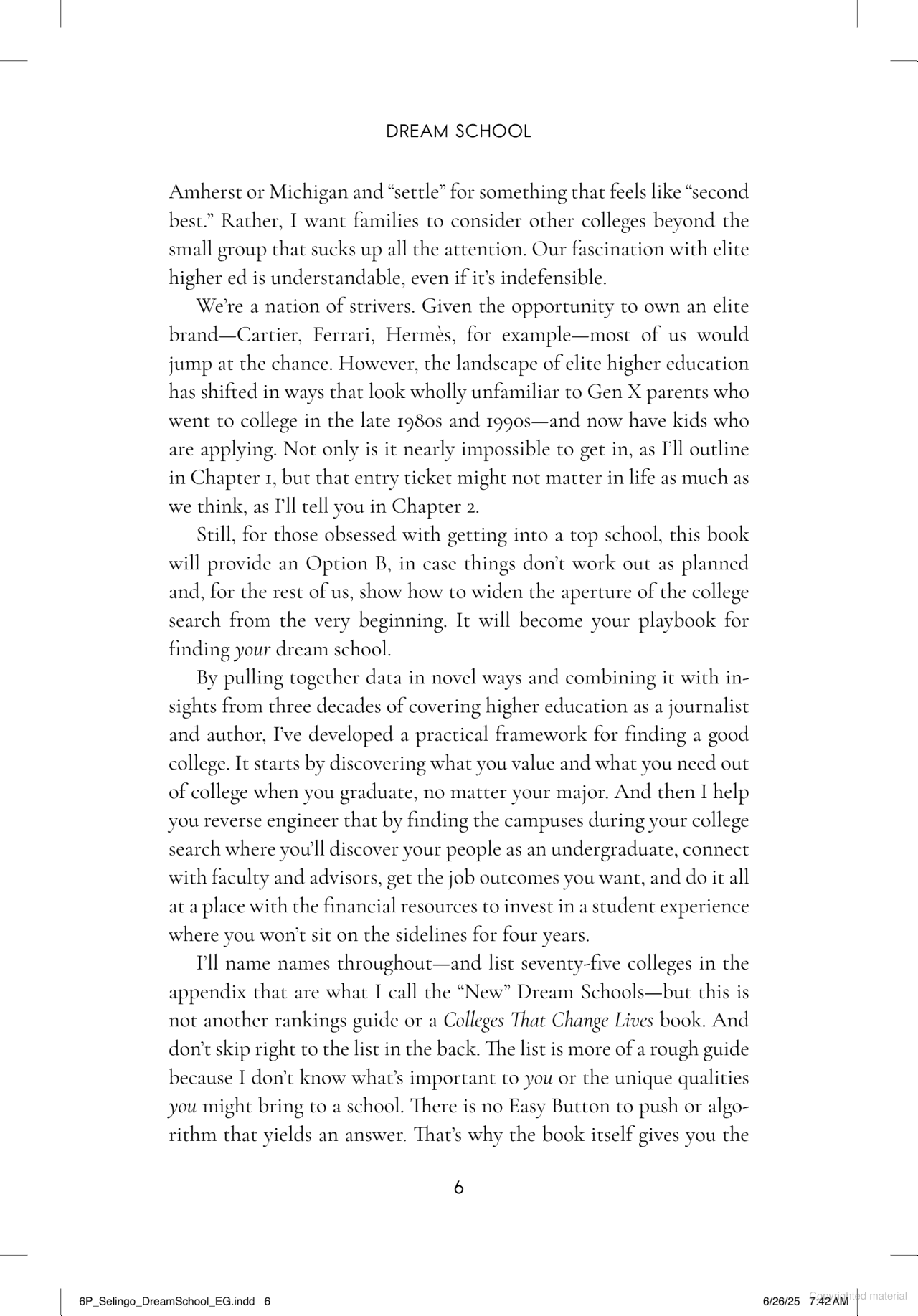 Sách ngoại văn: Dream School - Finding the College That’s Right for You