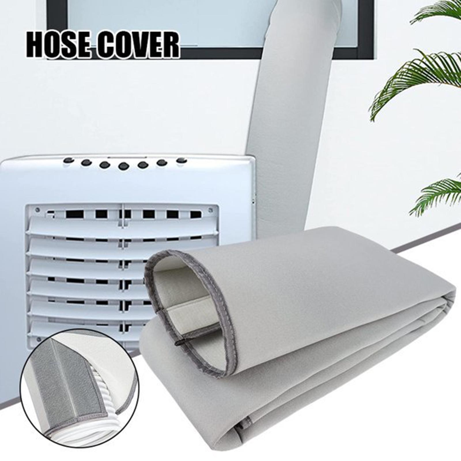 Air Conditioner Hose Cover Washable Sleeve for 5-5.9 inch Exhaust Hoses Tube