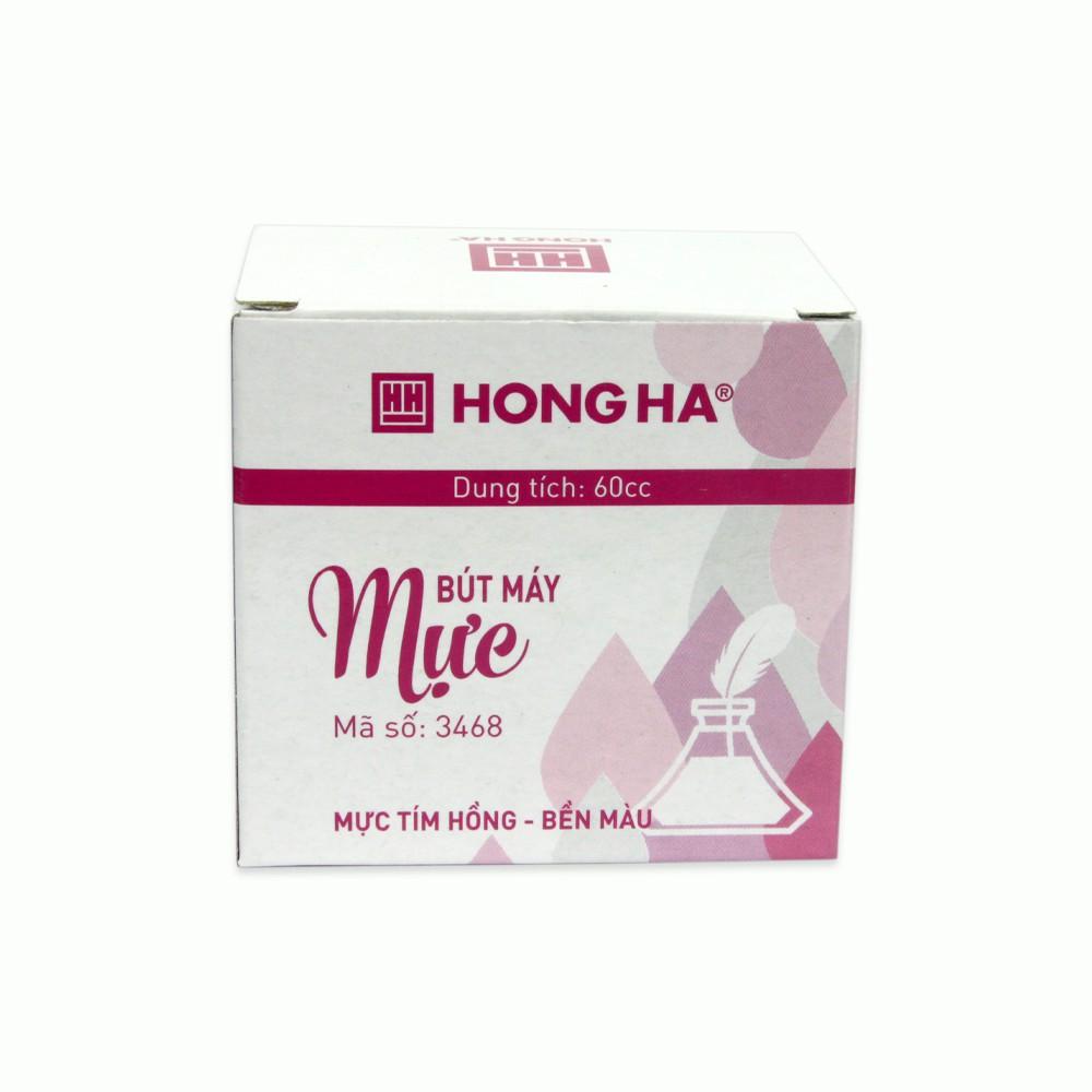 Mực lọ Hồng Hà màu tím 3468 - dành cho bút máy
