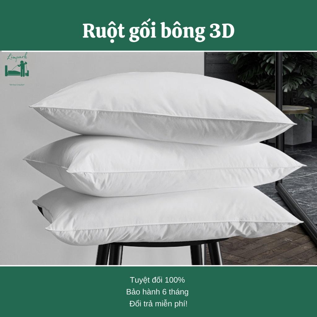 Ruột gối bông 3d-Ruột gối nằm khách sạn cao cấp-đầy đủ Kích Thước và nhận KT theo yêu cầu khách hàng-BẢO HÀNH 1 ĐỔI 1