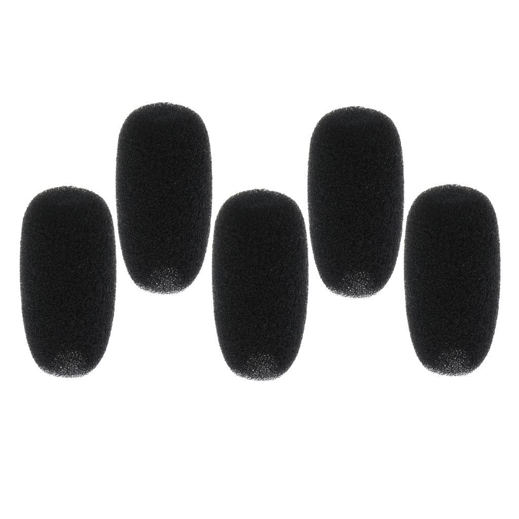 5pcs Microphone Sponge Windscreen Cover Sponge for Conference Meeting Mic
