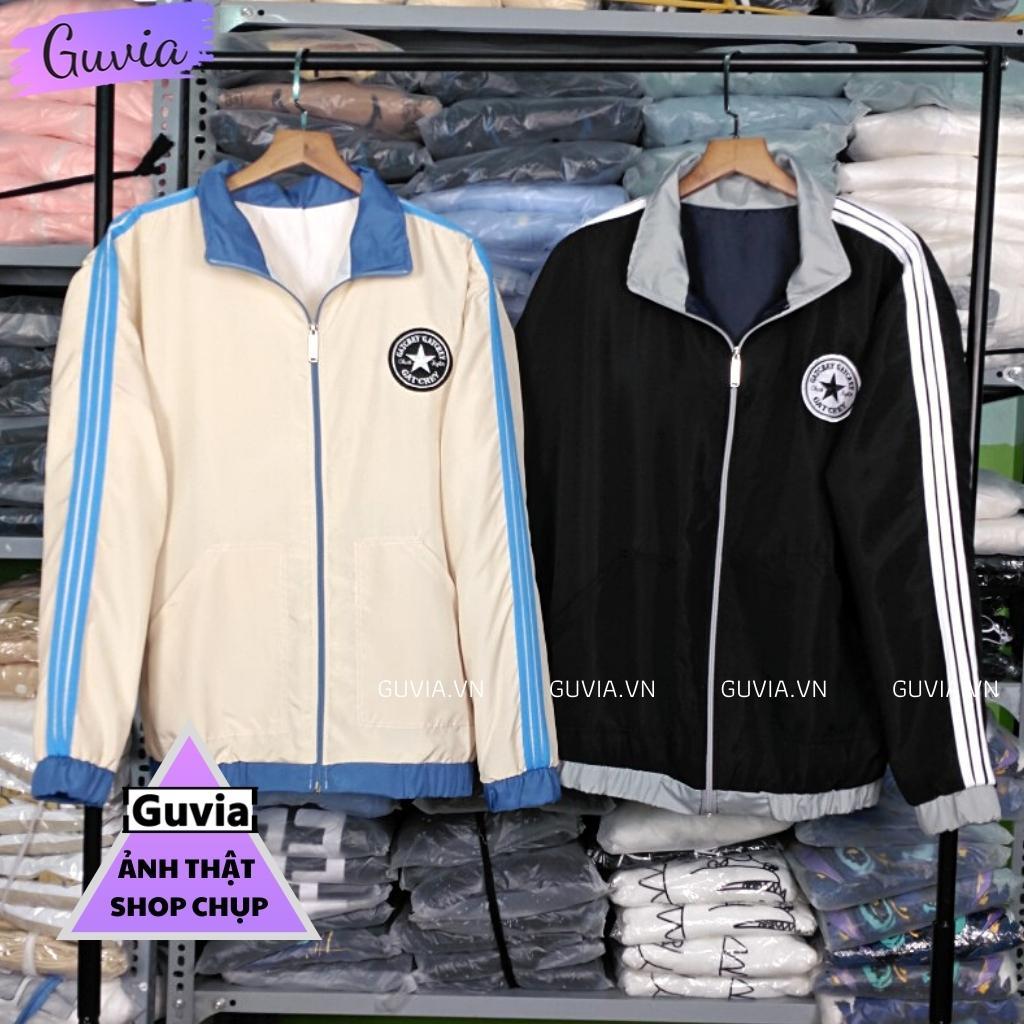 Áo Khoác Dù GATCREY 2 Lớp Form Rộng Nam Nữ Unisex, Áo Gió Bomber Bóng Chày Chống Nắng Ulzzang