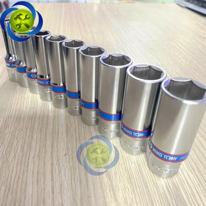 Tuýp 3/8 inch KINGTONY 3235 Loại 6 cạnh màu trắng dài 63mm