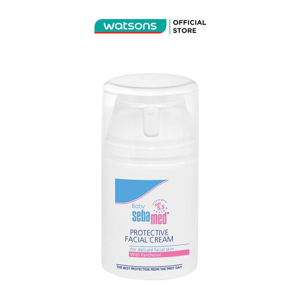 Kem Dưỡng Sebamed Bảo Vệ Da Mặt Cho Bé Baby Protective Facial Cream pH5.5 50ml