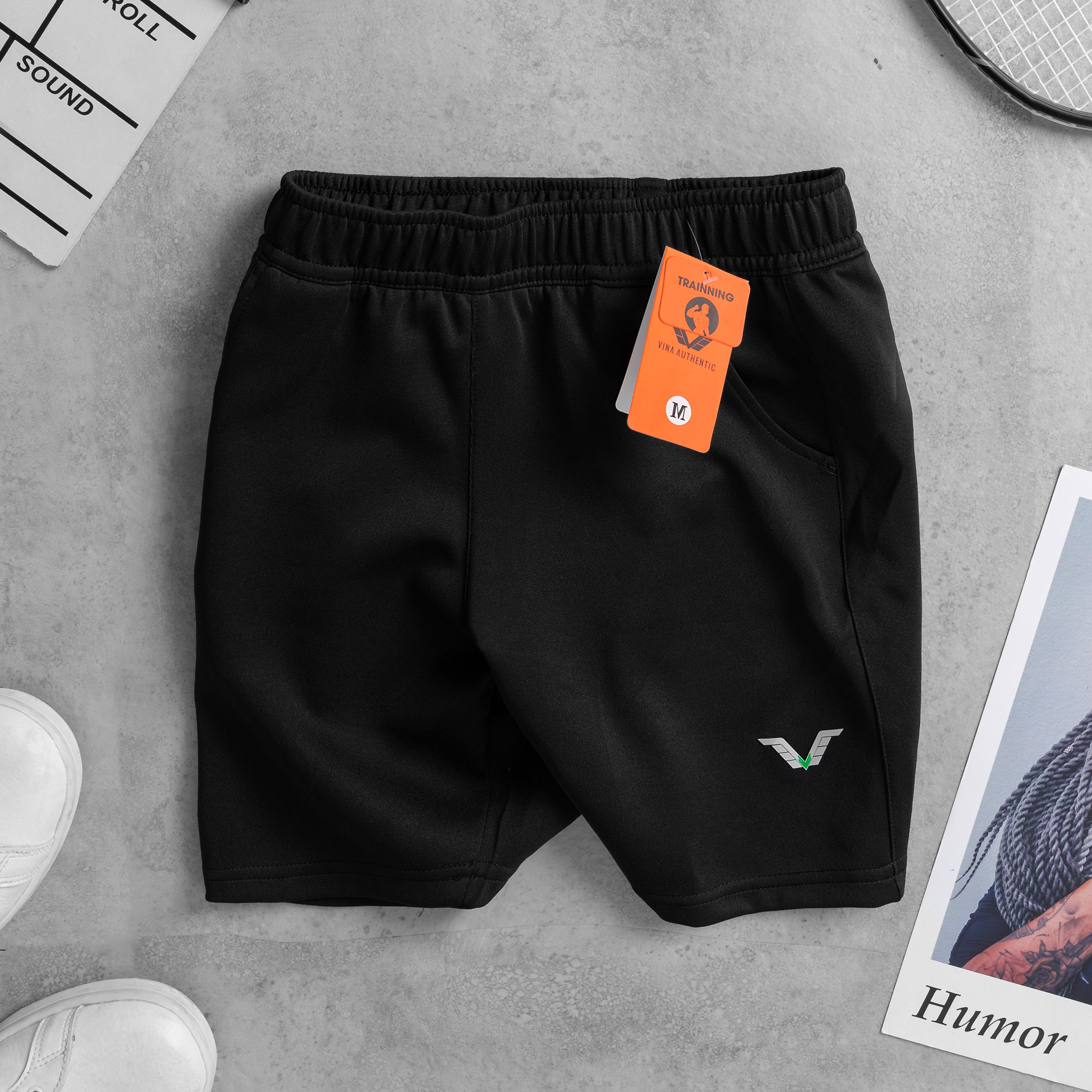 Quần short thun nữ Vina Authentic  QVN06 vải thun co giãn, thoải mái vận động