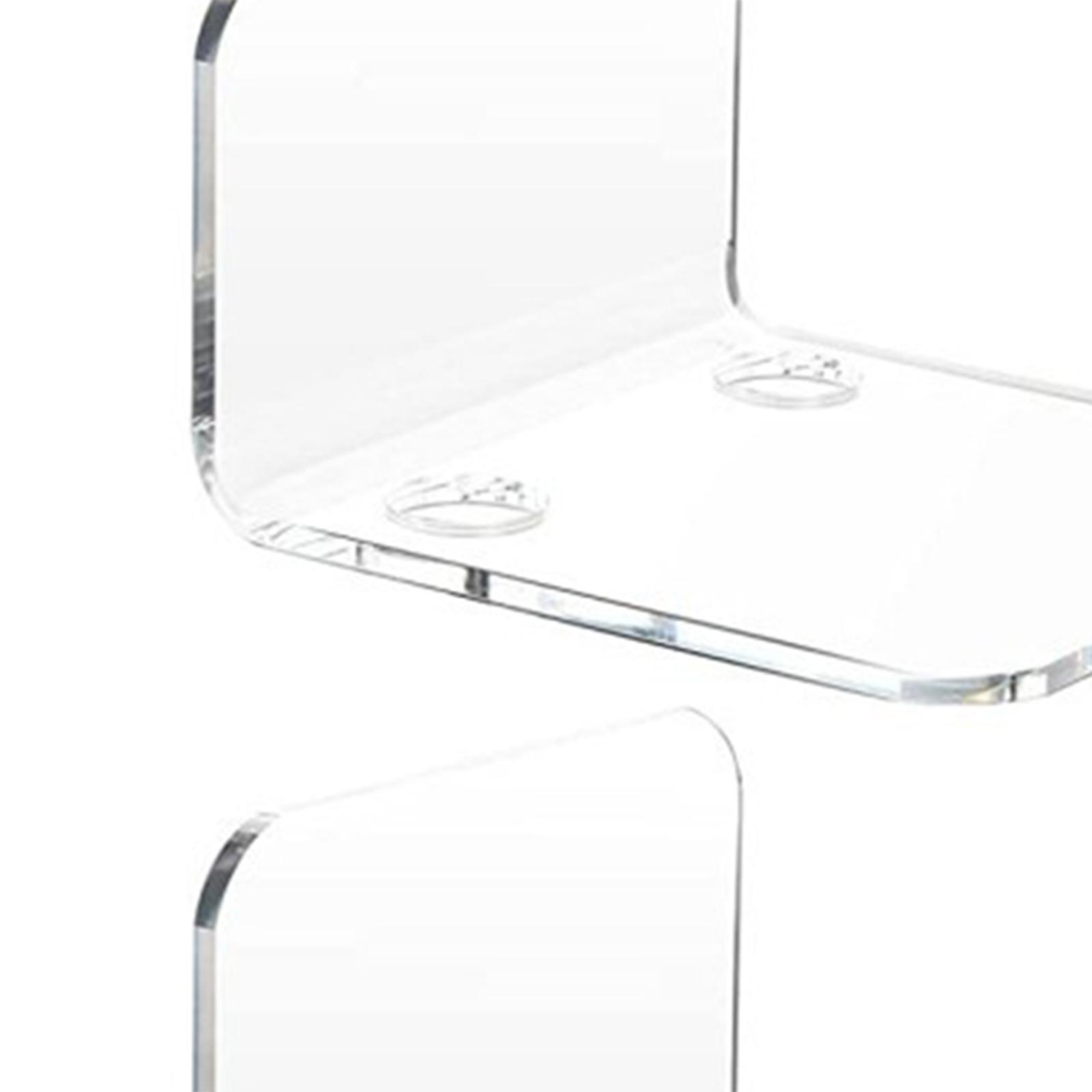 Acrylic Wall Shelves Display Ledges Monitor Wall Shelf Storage Shelves Floating Shelves for Storage and Decorative Room Wall Shelf