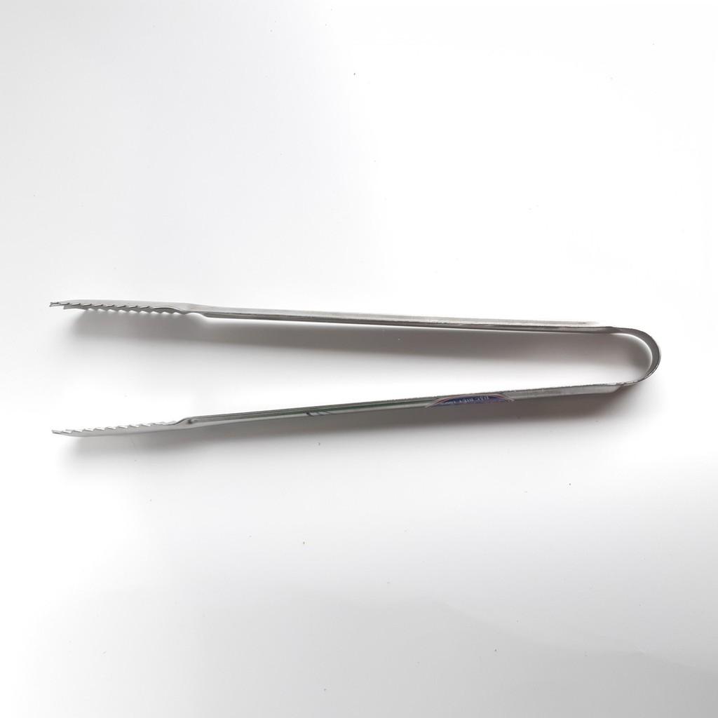 Kẹp gắp đá, thức ăn inox 22cm