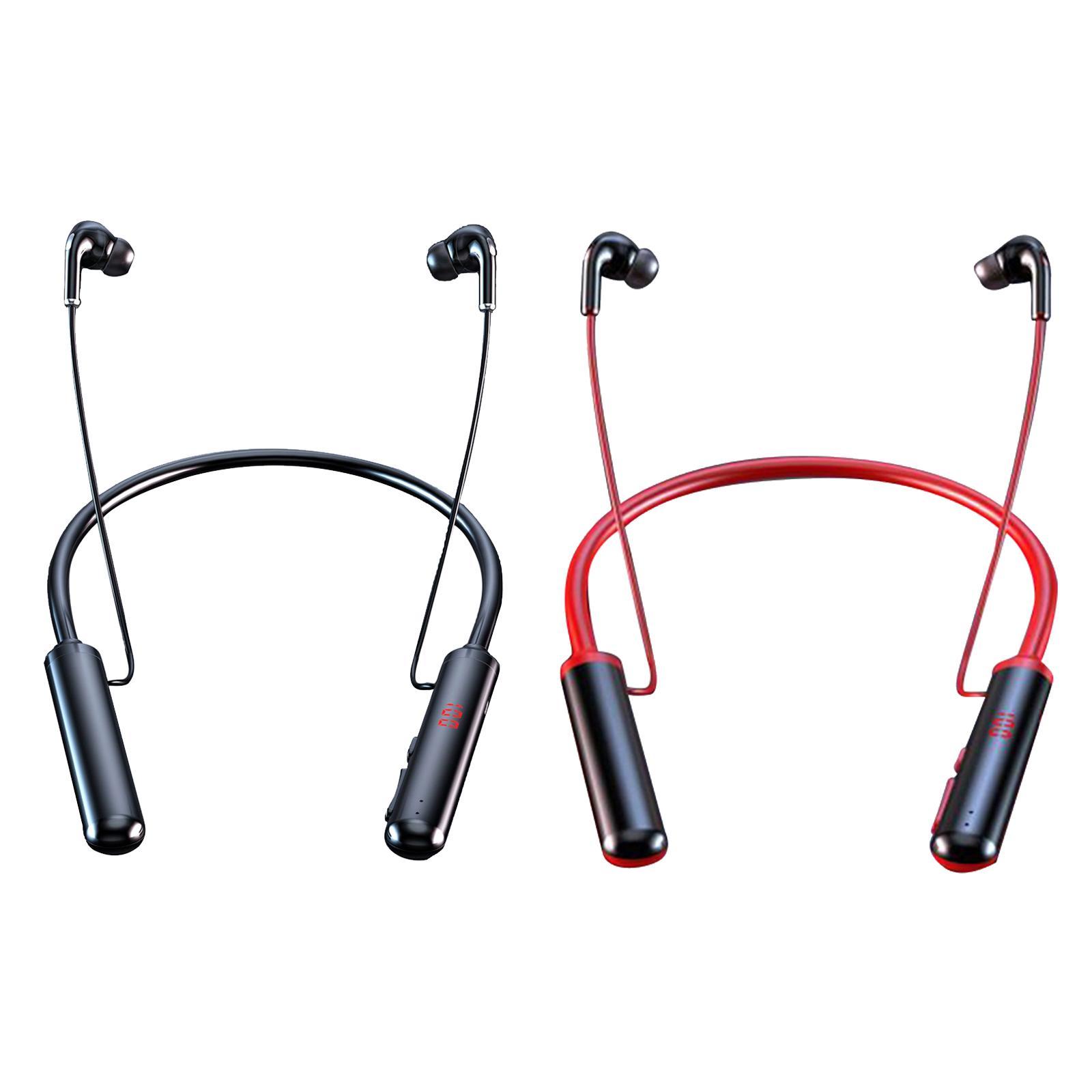 2pcs Wireless Bluetooth Earphones Headphones for Sport Running LED Display
