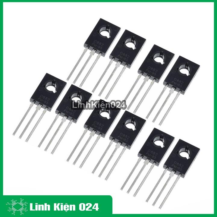 Gói 20 Con Transistor NPN D882 3A-40V Chân Cắm TO-126