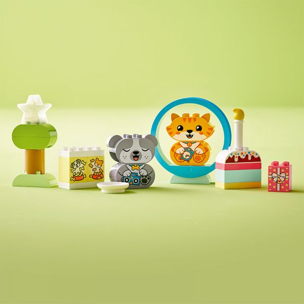 BỘ LẮP RÁP LEGO DUPLO 10977 BỘ ĐÔI BẠN CÚN VÀ MÈO KÈM ÂM THANH