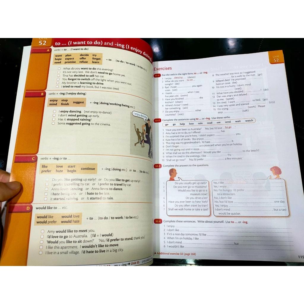 English grammar in use 3c nhập màu kèm audio và answer key