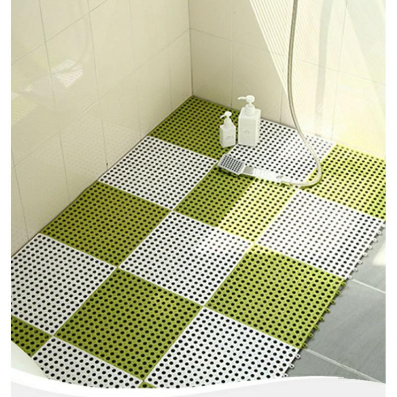 Tấm lót sàn,thảm nhựa lỗ kháng khuẩn,chống trơn,trượt kt30*30 cm, chống trơn hiệu quả