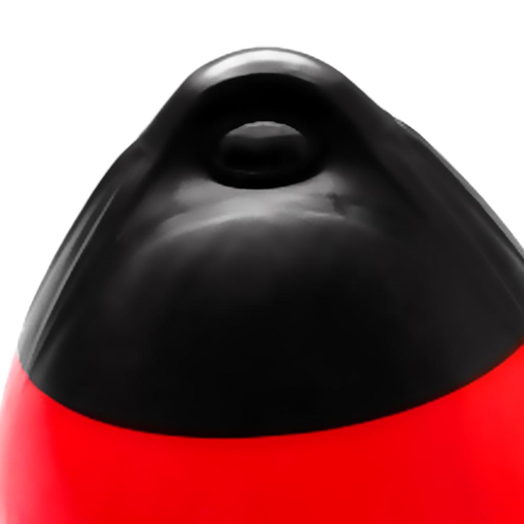 2x Marine Boat Premium PVC Bumper Dock Protection Black Red
