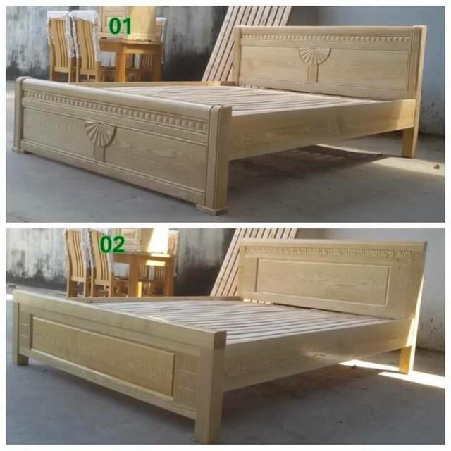 Giường ngủ gỗ sồi nga
