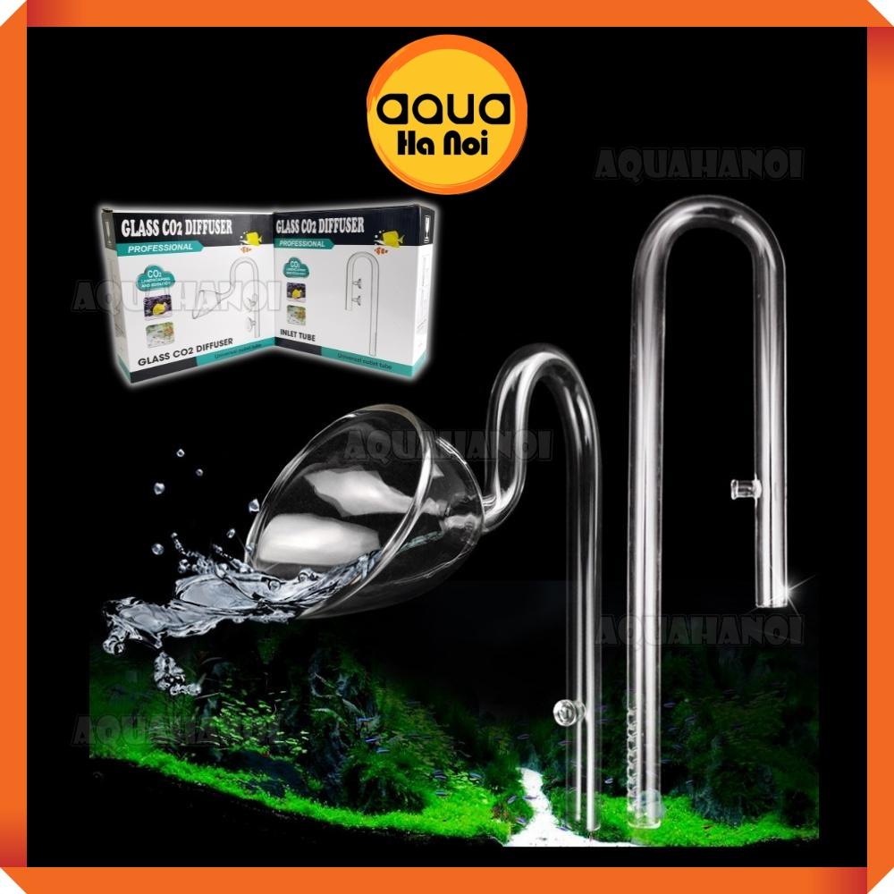 Combo In thường + Out miệng loe - Thủy tinh trong suốt - Phi 12mm16mm - Hộp chống sốc - In Out lọc thùng bể cá thủy sinh
