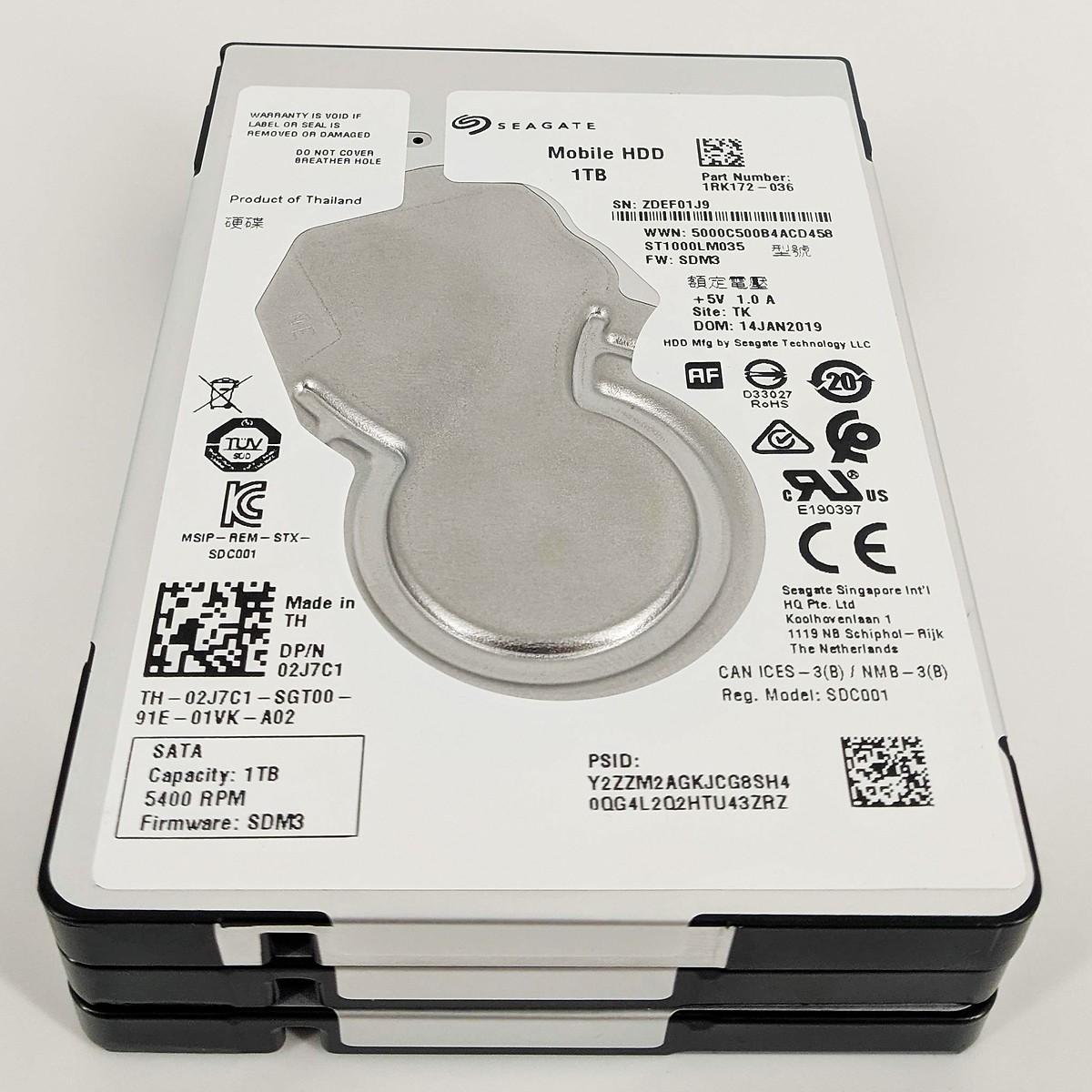 Ổ CỨNG LAPTOP 7mm - 1TB HDD - 1000GB SATA - 2.5inch - SEAGATE- Hàng Chính Hãng