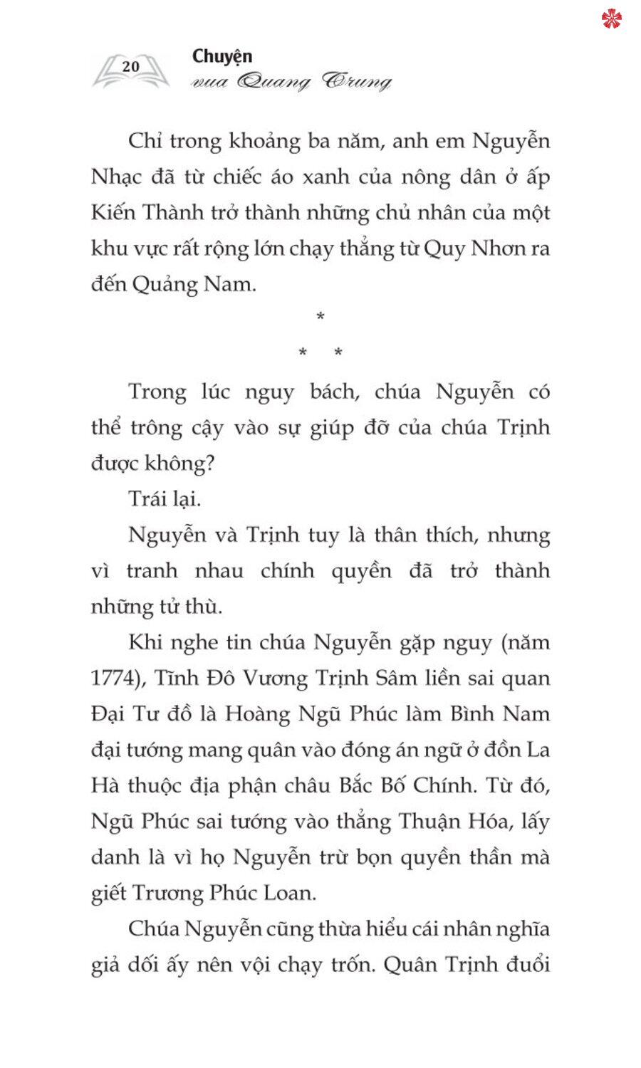 Chuyện Vua Quang Trung - bản in 2024
