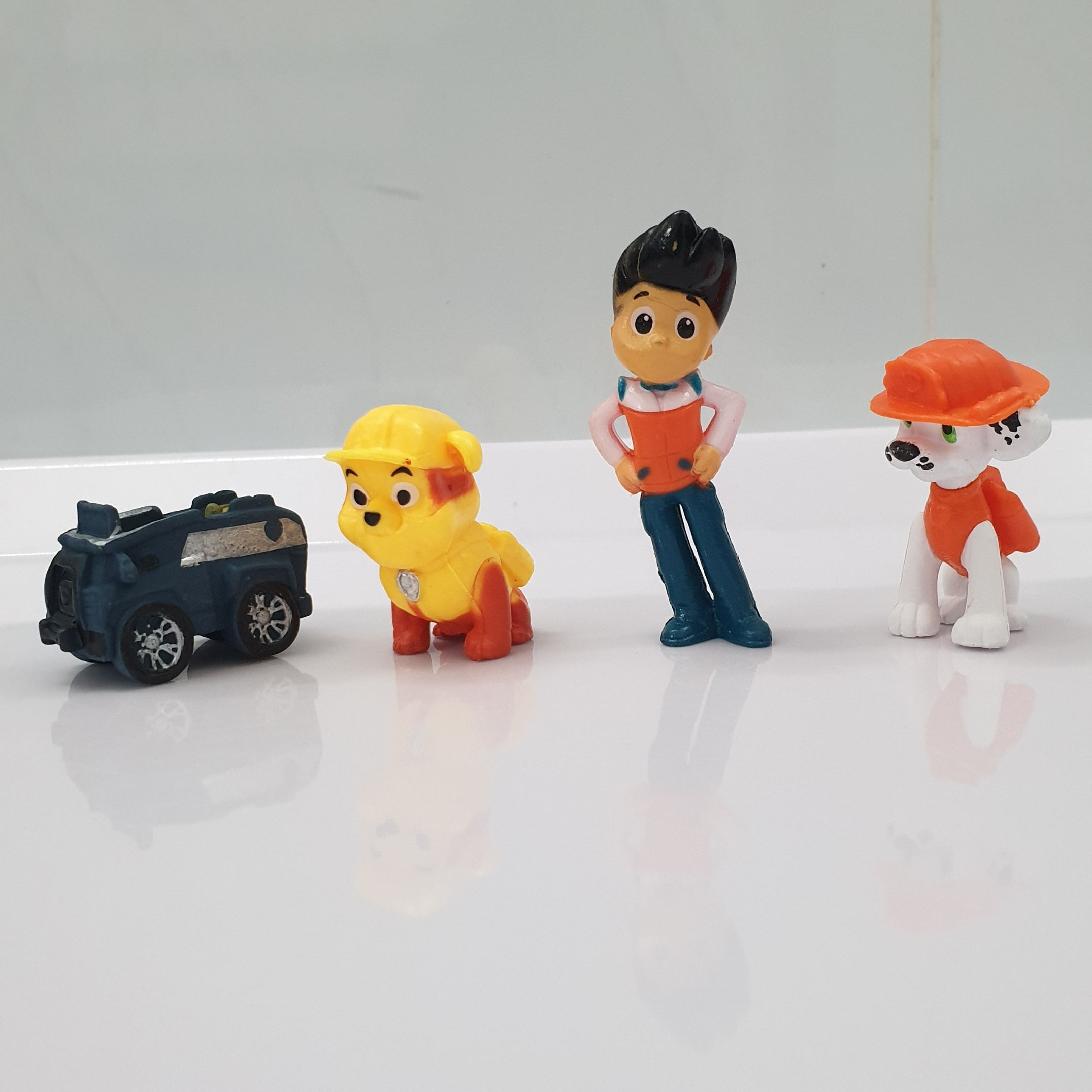 Bộ 12 đồ chơi mô hình đội Chó Cứu Hộ Paw Patrol nhựa cứng (3-6 cm)