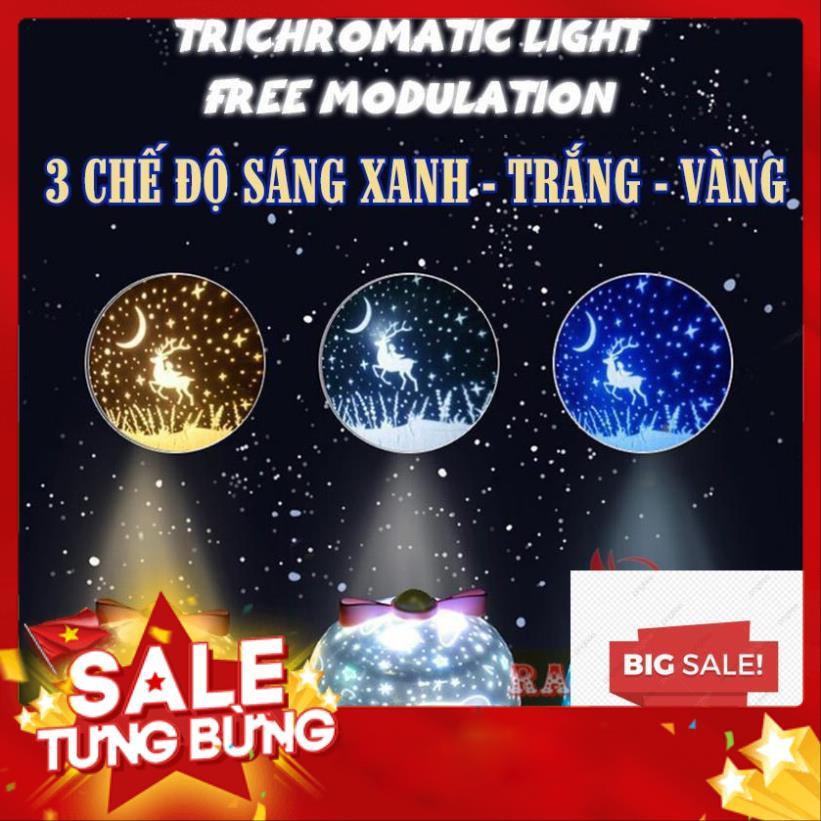 Đèn ngủ led chiếu sao dãy ngân hà bầu trời vũ trụ đại dương 3D cho bé tự xoay trần nhà trang trí đẹp