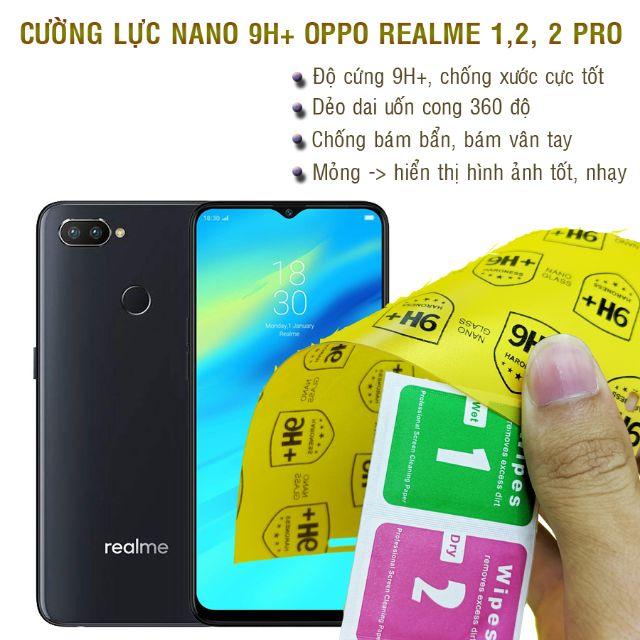 Dán cường lực dẻo nano dành cho Oppo Realme 1, 2, 2 Pro