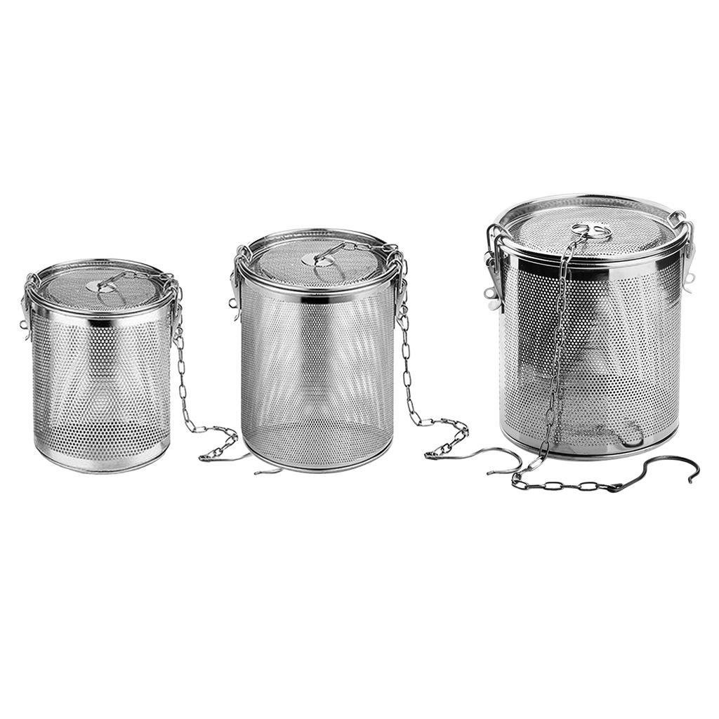 Stainless Steel Spice Seasoning Strainer Tea Ball Strainer 0.3L