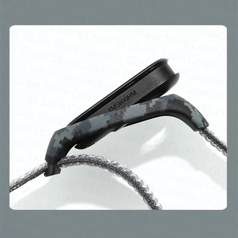 Dây đeo nylon họa tiết rằn ri thay thế cho Xiaomi Mi Band 5 Miband 6 5 4 3