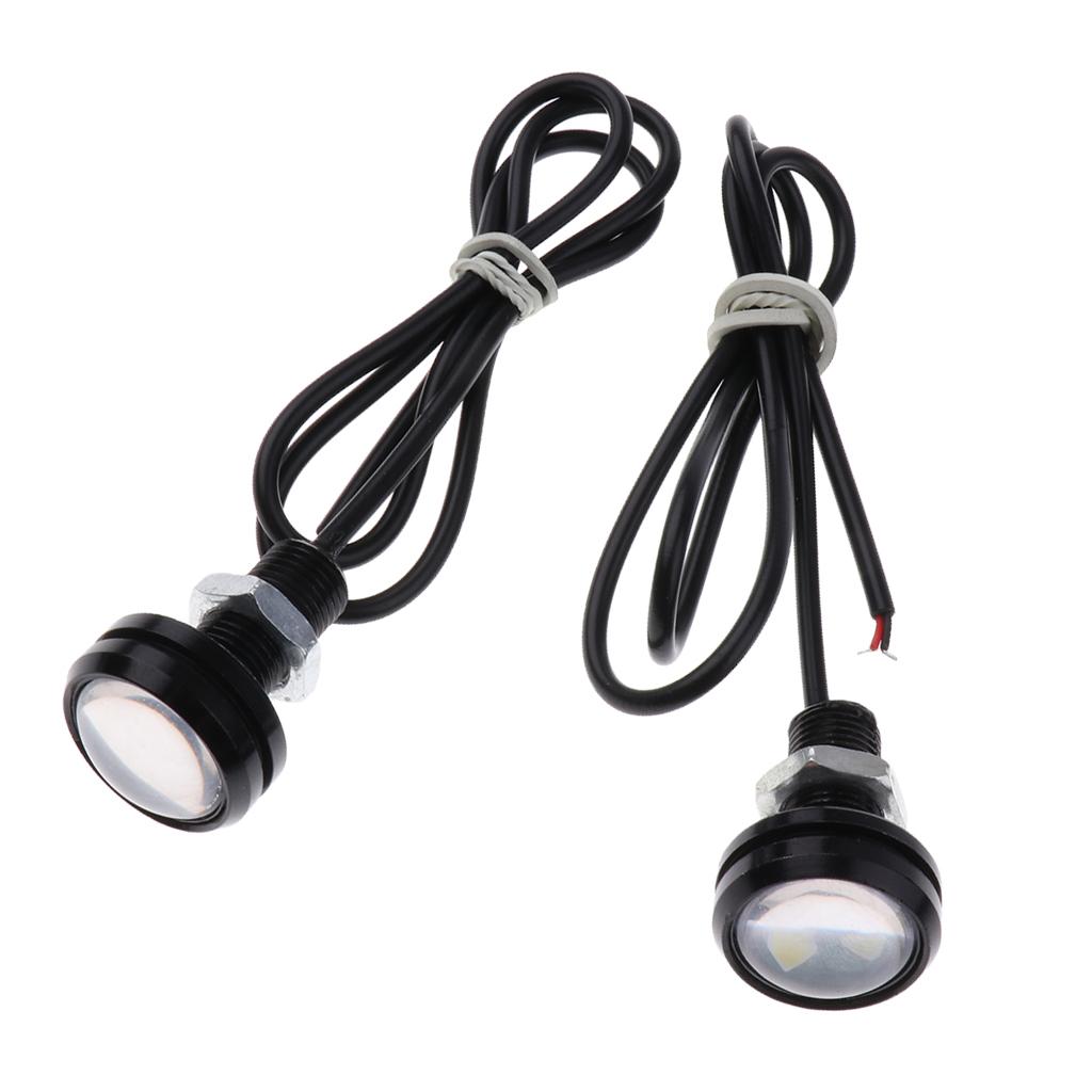 Pair Eagle Eye 3030 3LED Car DRL Daytime Running Light Signal Lamps