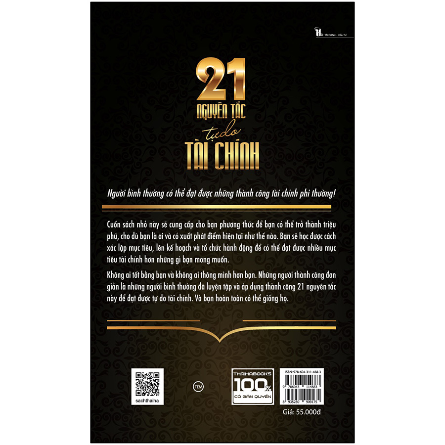 21 Nguyên Tắc Tự Do Tài Chính (Thái Hà)