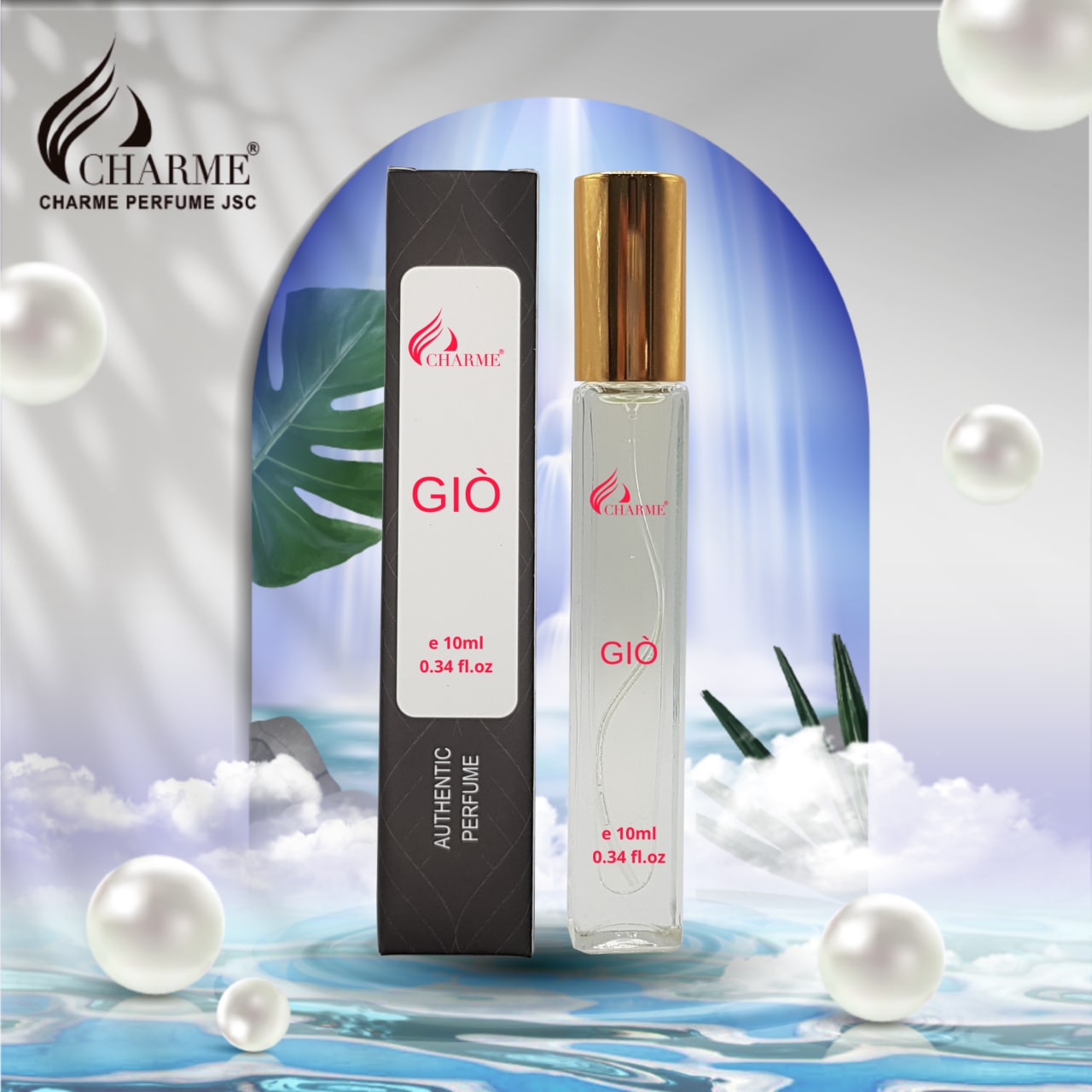 Nước hoa nam cao cấp Charme Giò 10ml chai Test mini hương trái cây ngọt ngào ấm áp lưu hương lâu