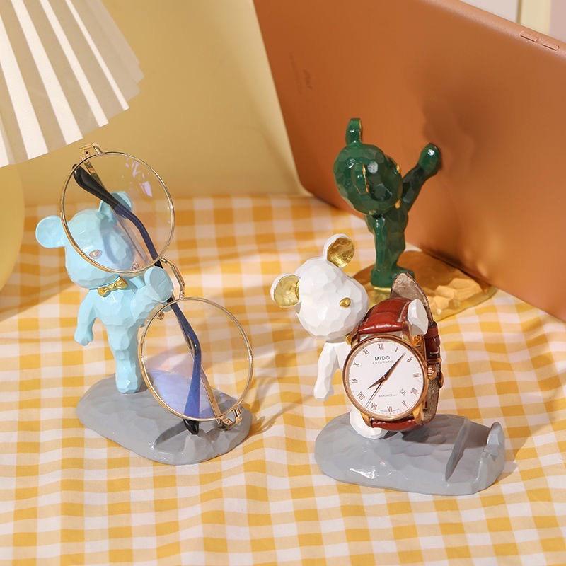 Giá Đỡ Điện Thoại Gấu decor Xem Phim Dễ Thương Hoạt Hình Quà Tặng Sáng Tạo Đồ Trang Trí Bàn Học Bàn Làm Việc decor