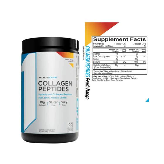 Thực phẩm bổ sung Rule 1 Collagen Peptides 28 servings