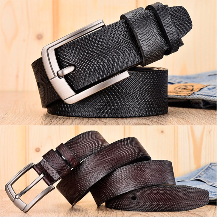 Dây nịt nam, dây thắt lưng nam da bò một lớp NIKITA-DL0102